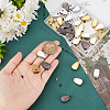 32 Sets 4 Colors Zinc Alloy Cord Ends FIND-GF0004-92-3