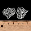 Valentine's Day Transparent Acrylic Pendants TACR-G048-02A-3