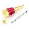 DIY Beadable Alloy Red Wine Stopper AJEW-Z016-03A-G-2