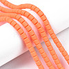 Handmade Polymer Clay Bead Strands CLAY-ZX006-01-39-1