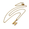 PVD Vacuum Plating 201 Stainless Steel Necklaces NJEW-H033-01G-N-2