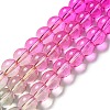 Dyed & Heated Synthetic Quartz Beads Strands G-P502-01B-M-2