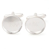 Brass Cufflinks KK-E464-S-1