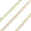 Brass Curb Chains KK-P304-02B-KCG-1