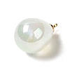 8Pcs UV Plating Acrylic Pendants FIND-YW0002-04F-4
