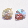 Faceted Glass Rhinestone Pendants RGLA-F053-B-371PS-2