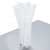 DIY Six-Sided Pyramid Aromatherapy Candle Plastic Molds DIY-F048-05-4
