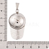 Non-Tarnish 304 Stainless Steel Pendants STAS-K283-09P-3