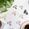 30 Sets 5 Colors Alloy Swivel Clasps FIND-SC0017-69-7