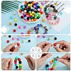 20Pcs Round Silicone Focal Beads SIL-SZ0003-20A-6