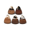 Resin & Wood Pendants WOOD-S061-02M-1