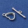 Sterling Silver Toggle Clasps X-STER-A008-46-2