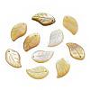 Natural Yellow Shell Pendants SSHEL-S258-100B-1