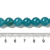 Natural Dyed White Jade Beads Strands G-M402-C04-16-5