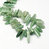 Natural Green Aventurine Stone Bead Strands X-G-R223-07-2