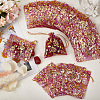 100Pcs Rose Printed Organza Bags OP-SP0001-06A-3