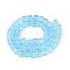 Handmade Foil Glass Beads Strands FOIL-Q002-04C-2