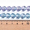 Baking Paint Transparent Glass Beads X1-DGLA-A035-T10mm-A06-5