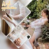 Polyester Detachable Long Mesh Sleeves AJEW-WH0248-758A-5