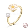 925 Sterling Silver Open Finger Rings RJEW-A019-50G-3