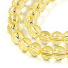Baking Paint Transparent Glass Beads X1-DGLA-N006-6mm-04-3
