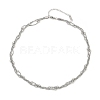 304 Stainless Steel Layered Necklaces NJEW-Z072-01P-2