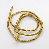 Electroplate Non-magnetic Synthetic Hematite Beads Strands G-J216D-06-2