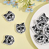 10Pcs Food Grade Eco-Friendly Silicone Beads SIL-CA0001-98-5