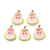 2-Hole Printed Opaque Resin Buttons RE-CBA2C75-04A-1
