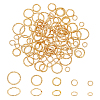   100Pcs 5 Styles Brass Open Jump Rings KK-PH0006-21-1