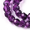 Baking Paint Transparent Glass Beads X1-DGLA-A035-T4mm-A09-4