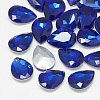 Pointed Back Glass Rhinestone Cabochons RGLA-T081-20x30mm-11-1
