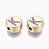Alloy Enamel Beads X-ENAM-S122-029K-RS-2
