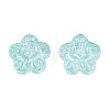 Transparent Spray Painted Glass Beads GLAA-N035-029-C01-1