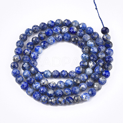 Natural Lapis Lazuli Beads Strands G-T108-36-1