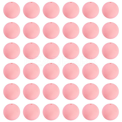 50Pcs Food Grade Eco-Friendly Silicone Beads SIL-TA0002-89E-1