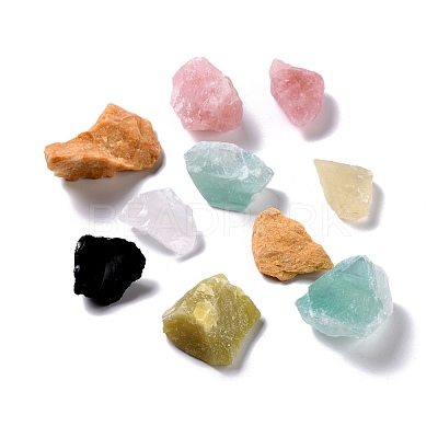 Rough Raw Natural Mixed Gemstone Beads G-K314-06-1