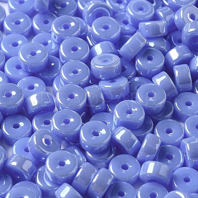 Opaque Colours Luster Glass Seed Beads SEED-E001-P3x6mm-A05-1