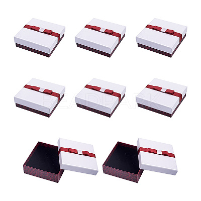 Rectangle Jewelry Set Cardboard Boxes CBOX-TA0001-02-1