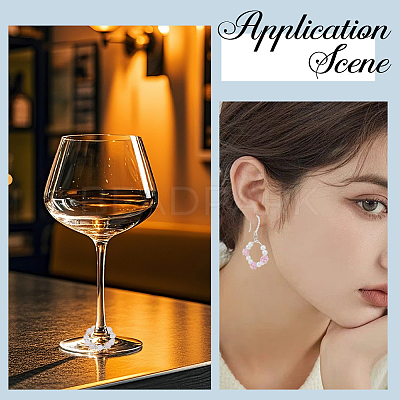 120Pcs 4 Styles 316 Surgical Stainless Steel Wine Glass Charms Rings STAS-BBC0009-37S-1