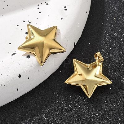 304 Stainless Steel Stud Earrings for Women LS-EJEW-K271-03A-G-1
