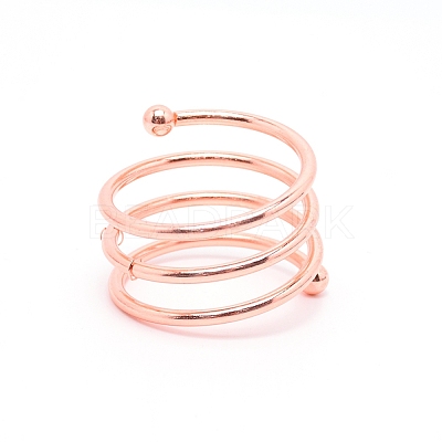 Iron Napkin Rings AJEW-WH0018-52RG-1