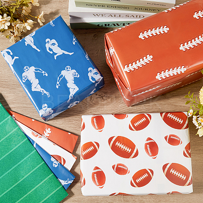 12Pcs 4 Styles Gift Wrapping Paper AJEW-WH20020-118A-1