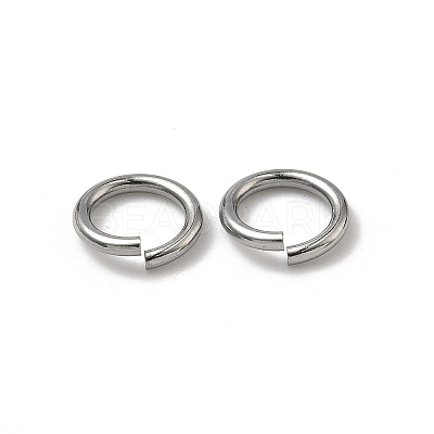 Tarnish Resistant 304 Stainless Steel Open Jump Rings STAS-R065-43-1