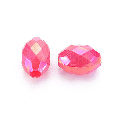 Opaque Acrylic Beads TACR-S153-32I-03-1