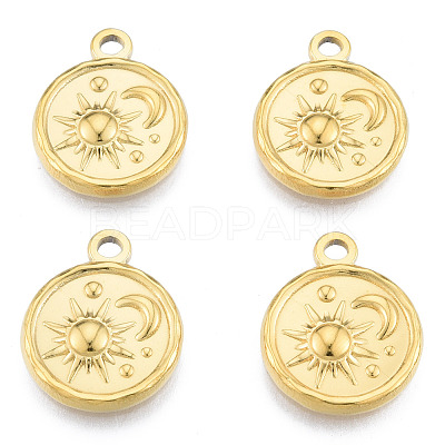Ion Plating(IP) 201 Stainless Steel Pendants X-STAS-N098-182LG-1