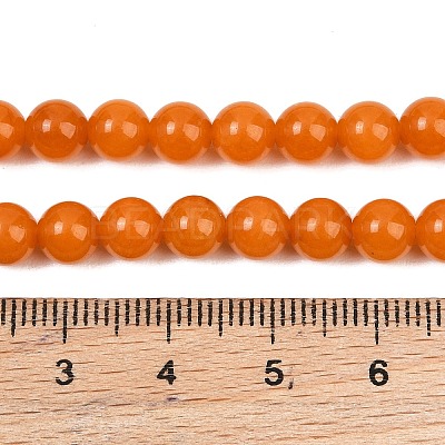 Dyed Natural White Jade Beads Strands GG-CBAD029-A08-6mm-1