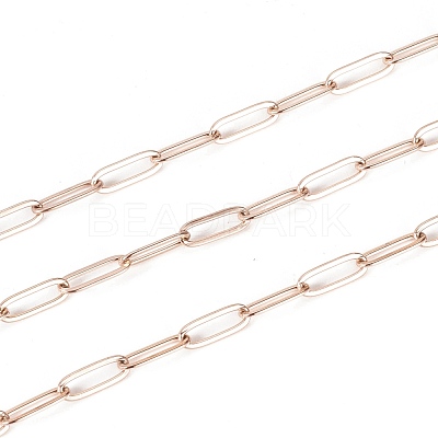 Ion Plating(IP) 304 Stainless Steel Paperclip Chains STAS-K209-07RG-1