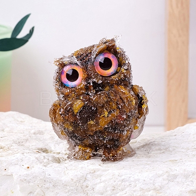 Resin Owl Display Decoration PW-WG50315-05-1