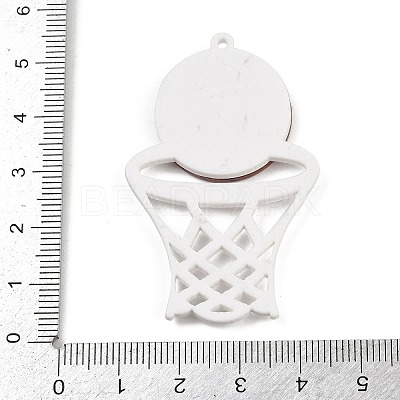 Opaque Acrylic Big Pendants FIND-I052-14-1
